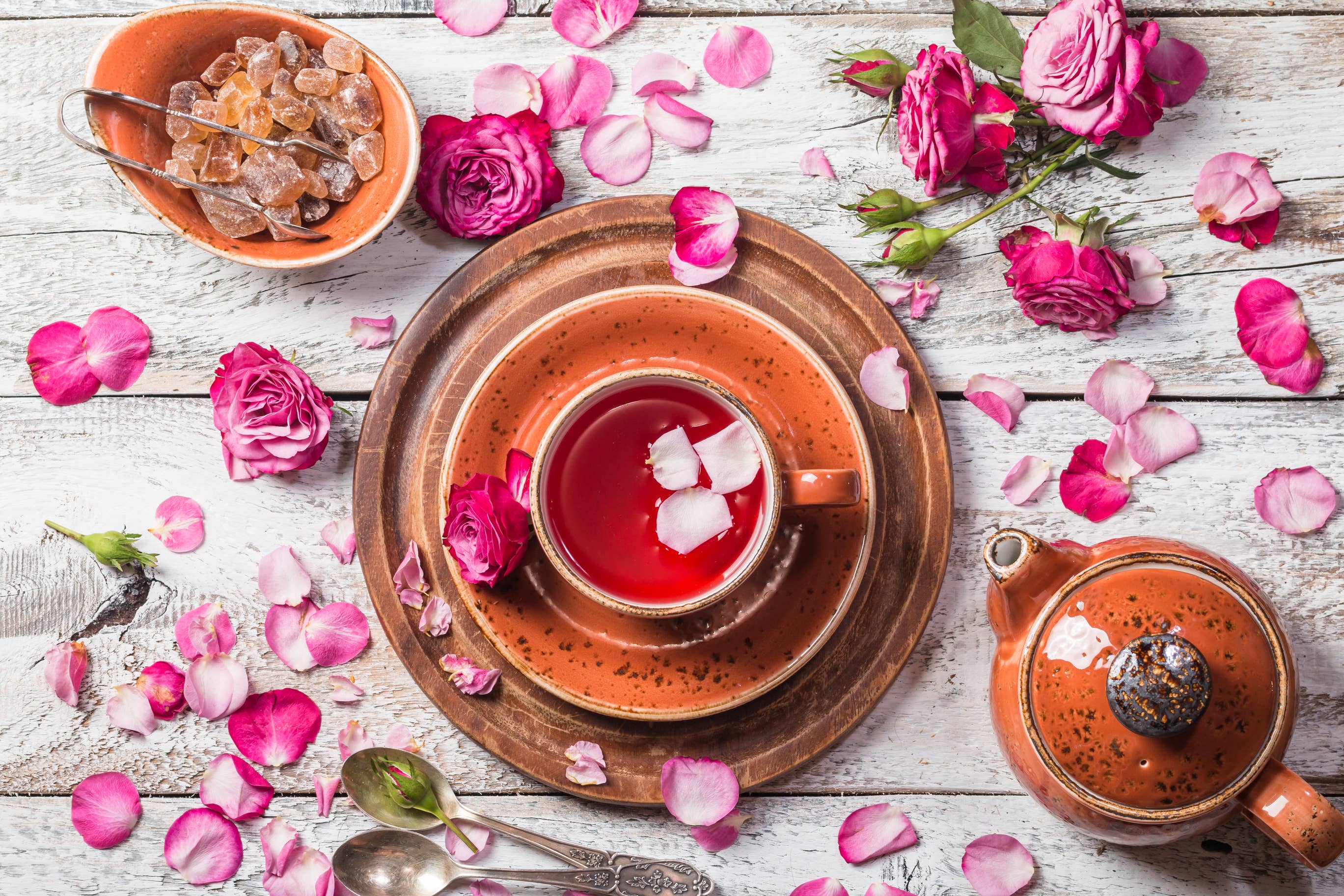 Sholom Tea - Wholesale Loose Tea - Exotic Teas -   Saffron Rose Tea   {Persian Concept}1