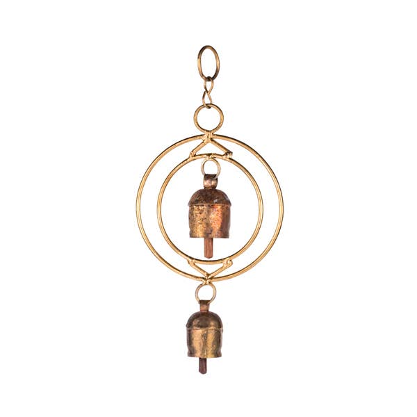 Matr Boomie Fair Trade - Wholesale Wind chime - Ushas Dawn Short Rustic Bell Wind Chime - Handmade1