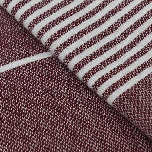 Basic Layers - Vente Serviette de plage - SERVIETTE TURQUE BORDEAUX MONTE CARLO1