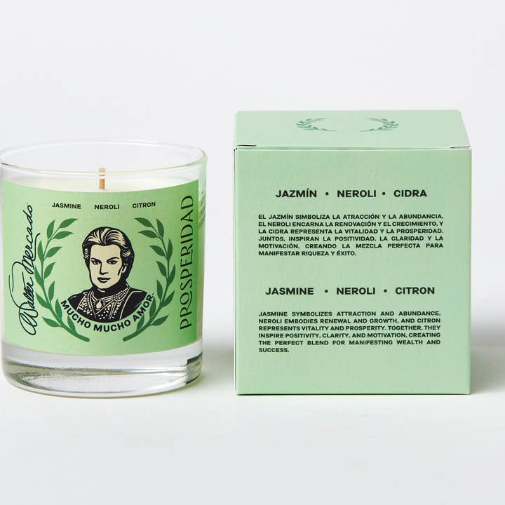 Walter Mercado - Wholesale Votive Candle - Prosperidad Candle3