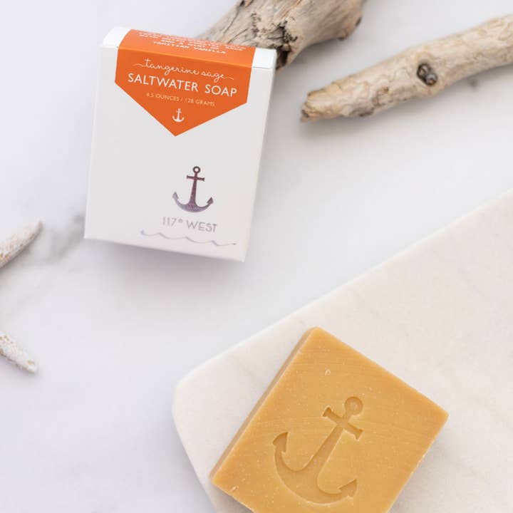 117º West Saltwater Soap for wholesale by 117º WEST by San Diego Natural Soap Company