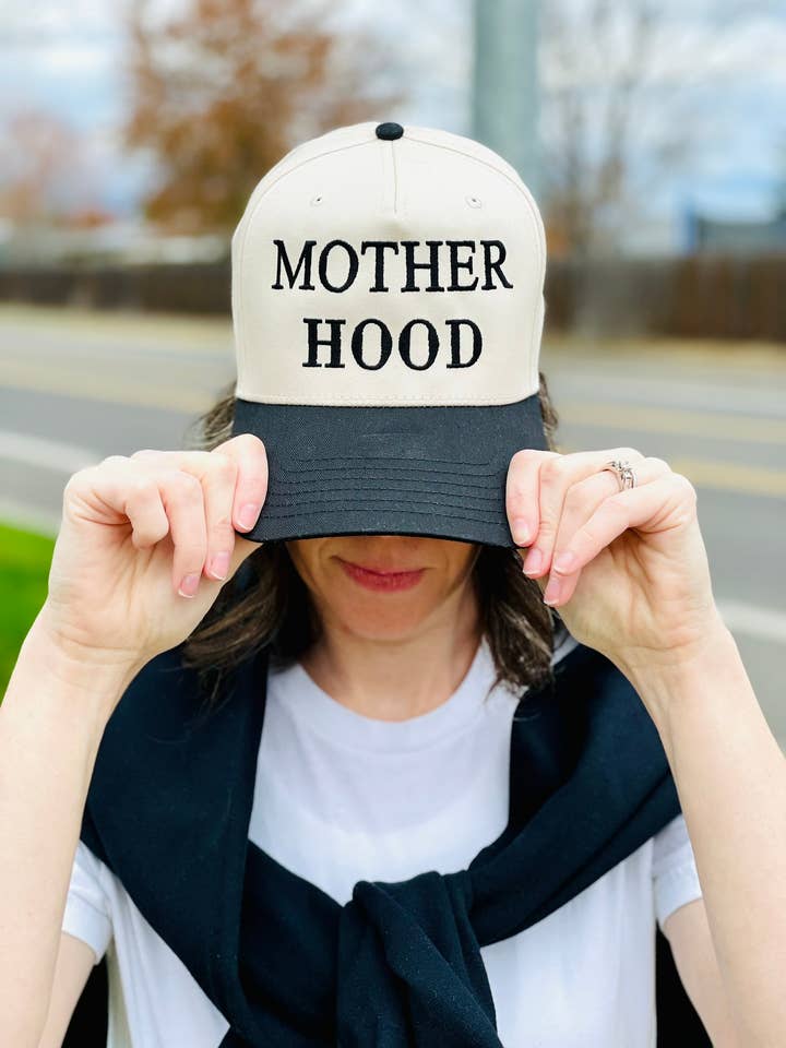 Motherhood Embroidered Hat for wholesale by Driftwood Leather Co