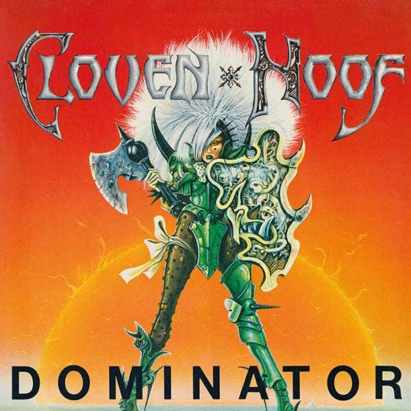 Cloven Hoof LP - Dominator (Feuer-Splatter-Vinyl) für den Großhandel von ROCK INDUSTRIES EUROPE LIMITED