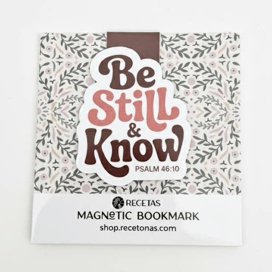 Be Still & Know(Psalm 46) Magnetic Bookmark for wholesale by Recetas PSD, LLC