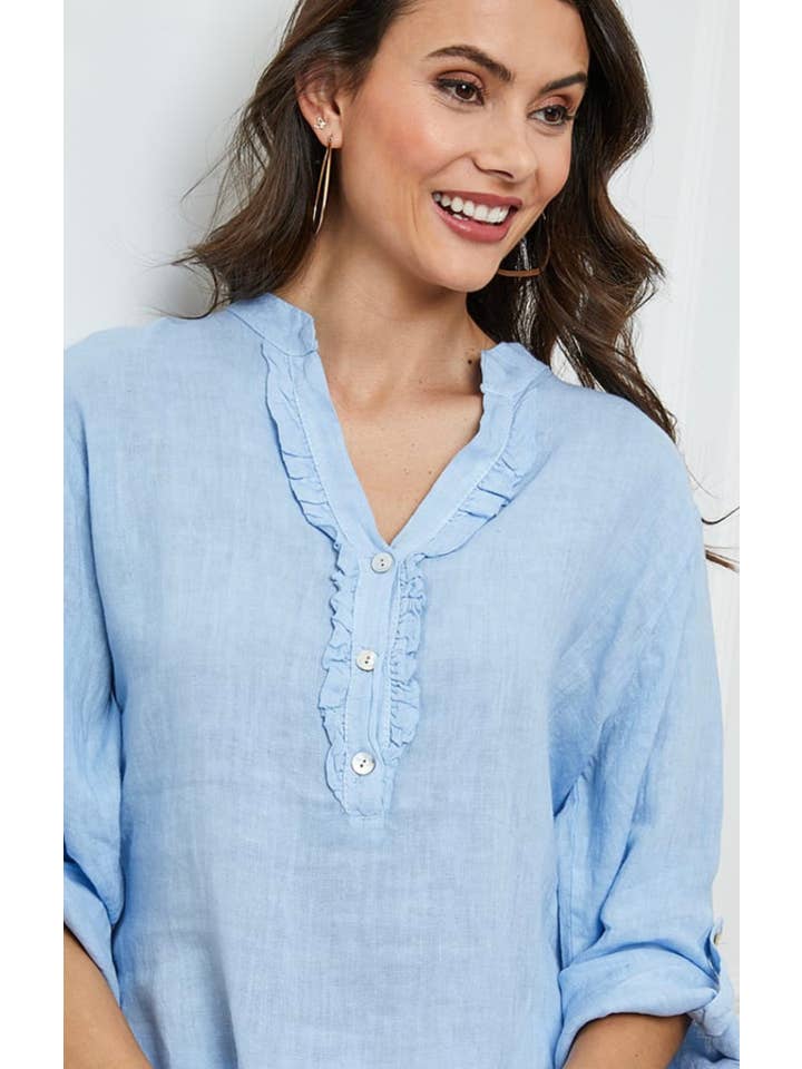 LÉA & LUC – wholesale Blouse – Women’s – 100% Linen Blouse REF. 664930