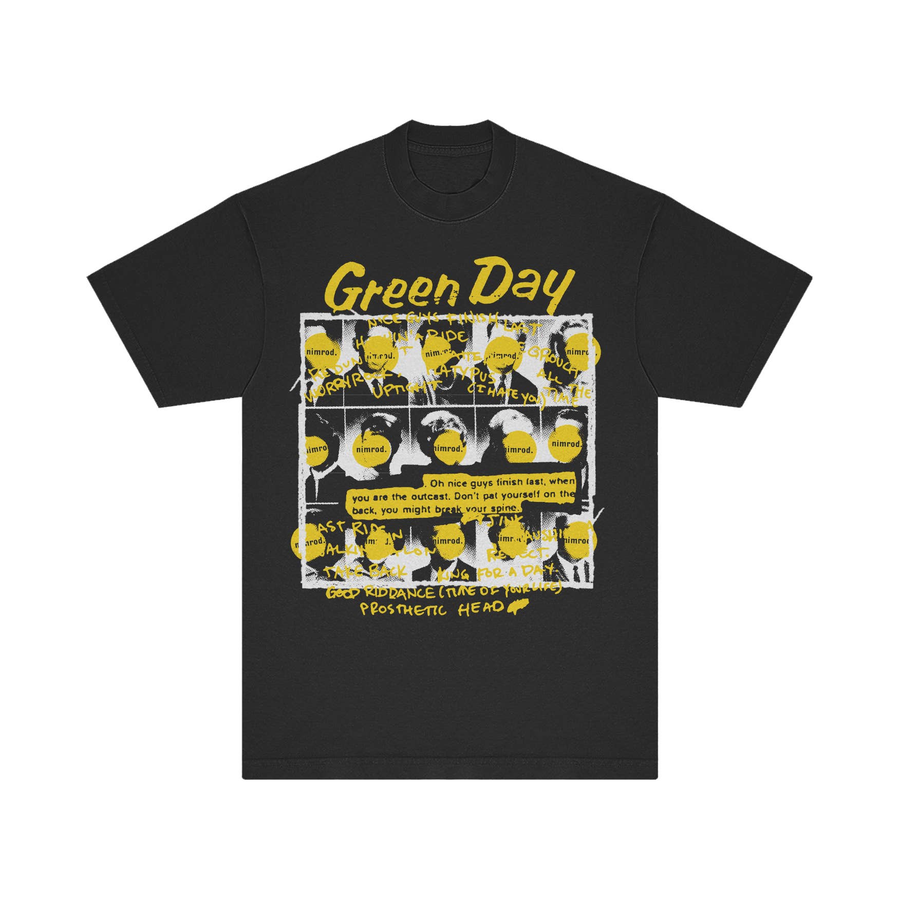 Manic Merch - Wholesale T-Shirt (Graphic) - Unisex - Green Day - Nimrod - Graphic Tee