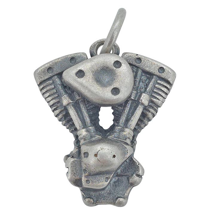 Pendente Prata Oxidada para Motor Motocicleta por atacado de Amberman