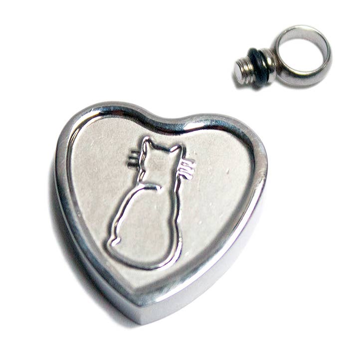 Starlinks Gifts - Wholesale Pet Urn/Keepsake Box - Purrfect Heart Keepsake Love Vial LV111