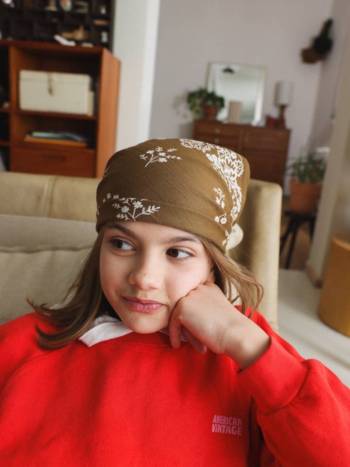 Foulard Kids Mysore bandana Khaki for engroshandel hos SO FAMILY