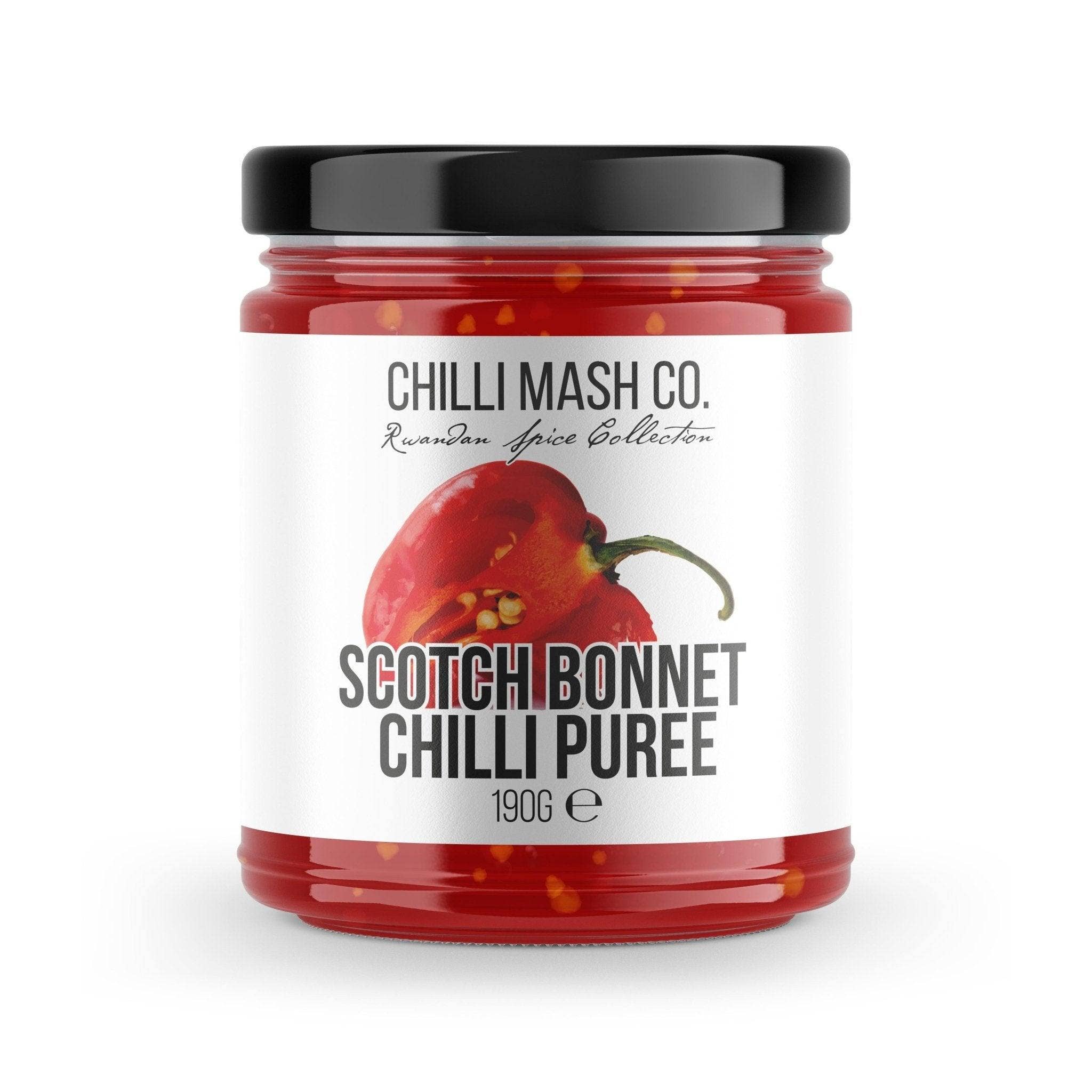 Chilli Mash Company - Wholesale Chili Paste - Scotch Bonnet Chilli Puree | 190g | Chilli Mash Co.0