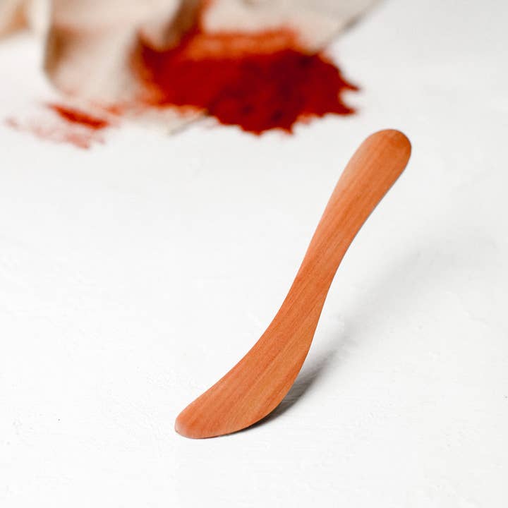 Bali Harvest – wholesale Cheese spreader – 6" / 15.5 cm Wooden Knife - Butter Honey Jam Salad Spreader