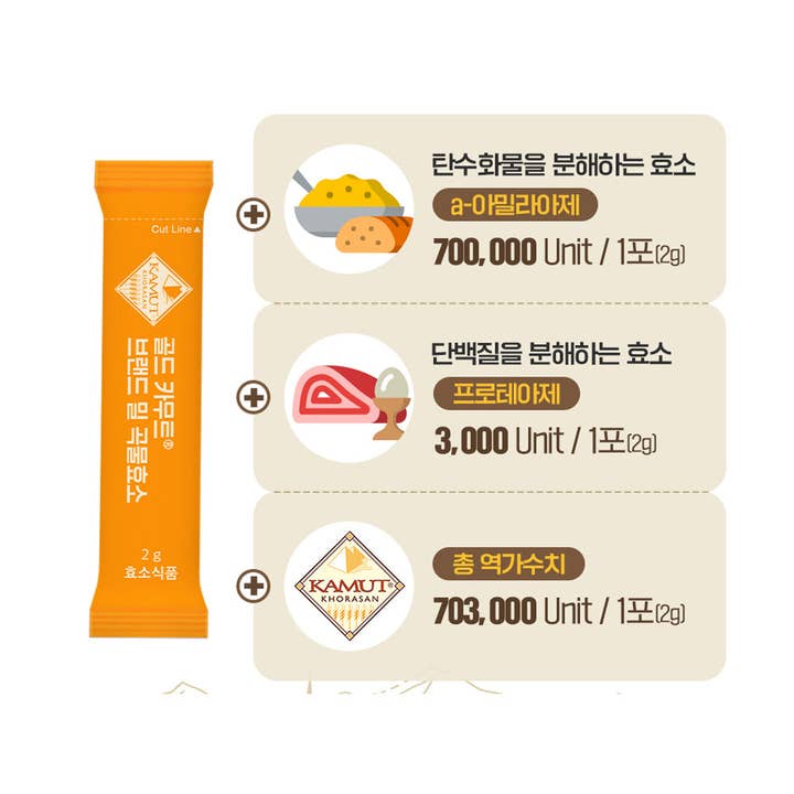 KPurity - Wholesale Protein/Superfood Powder - Gold Kamut Brand Wheat Grain Enzyme - Ideal for Flour, Pasta, Salads, Soups - High in Fiber & Protein