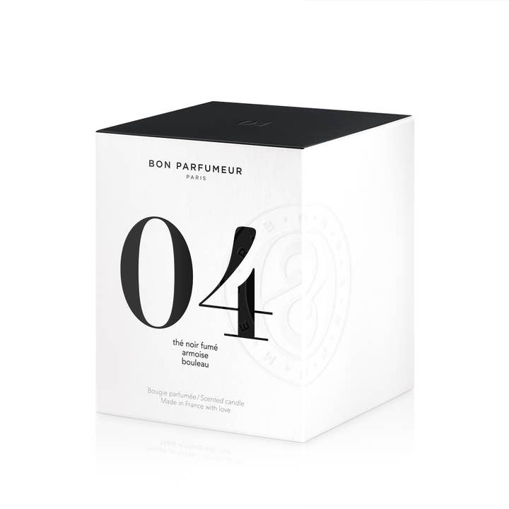 Bon Parfumeur - Wholesale Jar/Filled Candle - 04 - Smoked black tea mugwort birch1