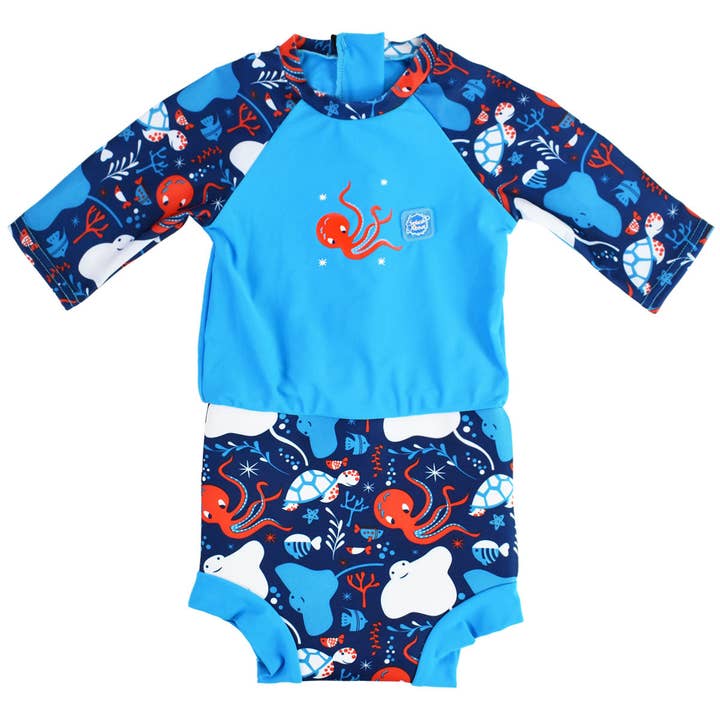 Happy Nappy™ Sunsuit Under the Sea for wholesale by Splash About Australia