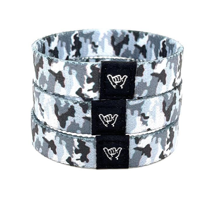 Arctic Camo Wristband Bracelet for wholesale by Hang Loose Bands
