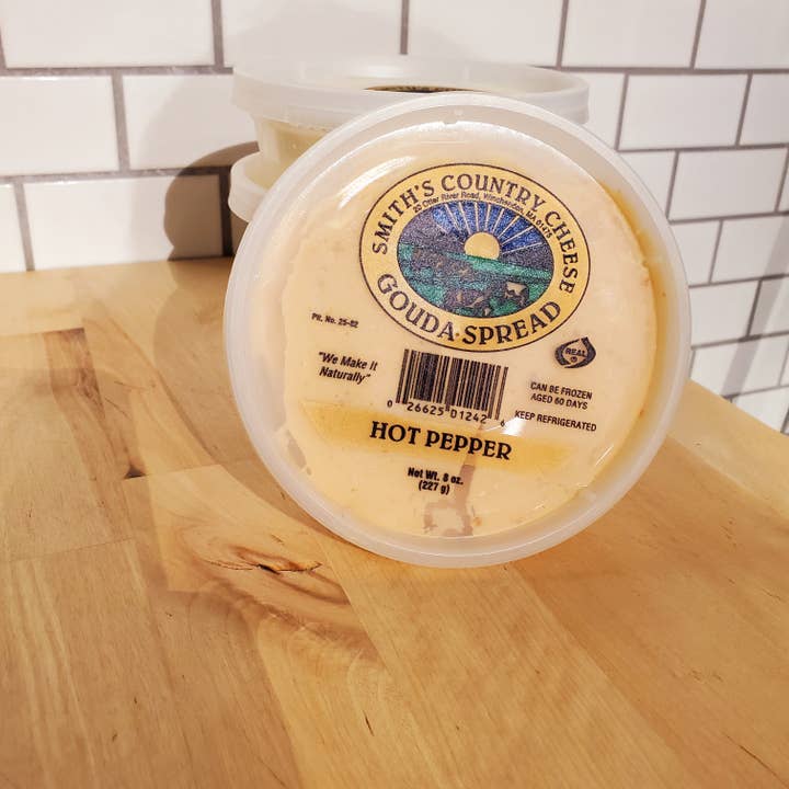 Smith's Country Cheese - Wholesale Cheese - Gouda Spread: Hot Pepper