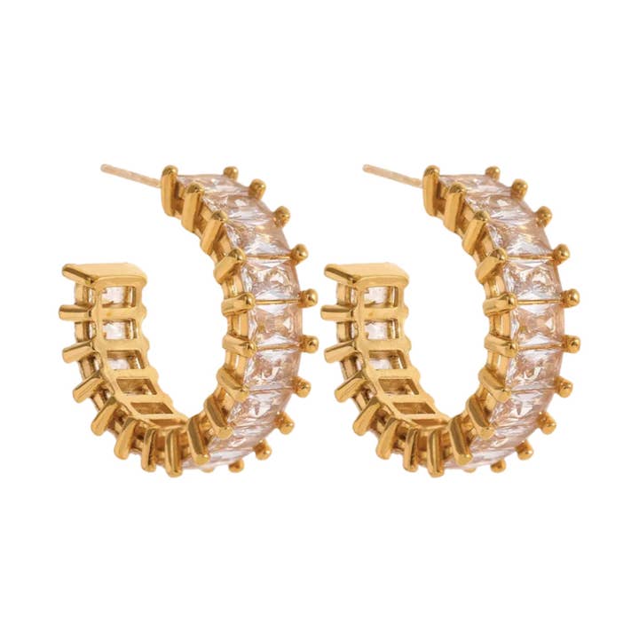 Affection Midi Hoops for wholesale by Kismet Showroom