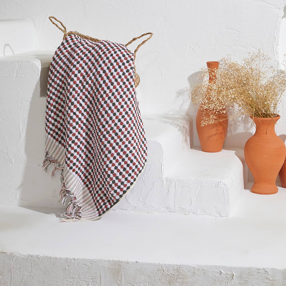 Kikoya - Wholesale Bath Towel - Pompom Bubble Handloom Bath Turkish Towels Farmhouse Decor28