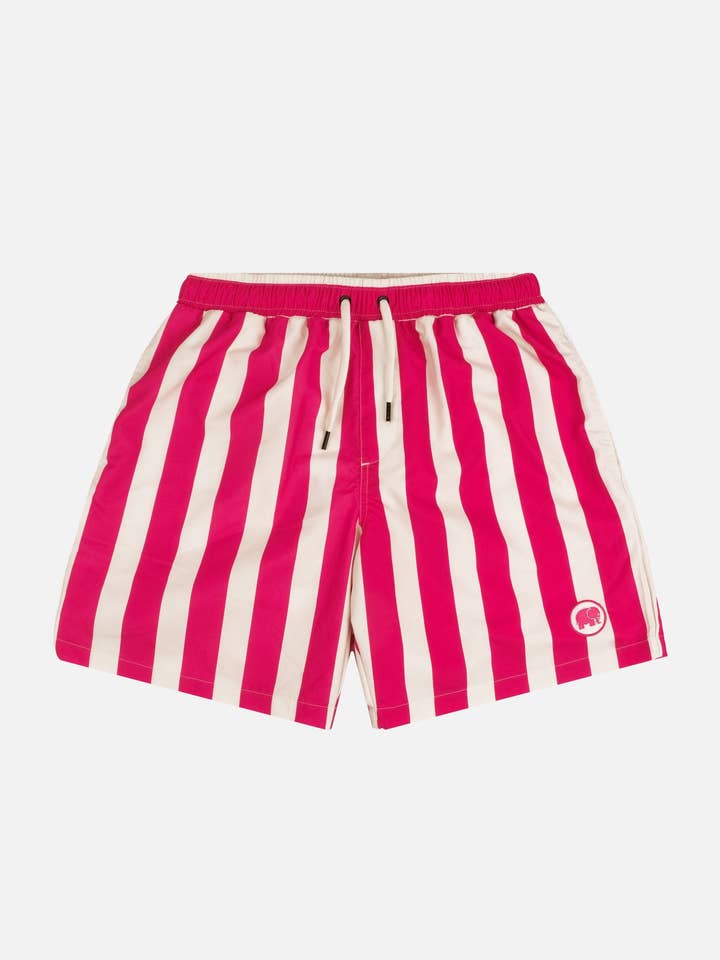 Trendsplant Clothing - Vente Short de bain – homme - Maillot de bain Beach Club SEAQUAL® YARN fuchsia