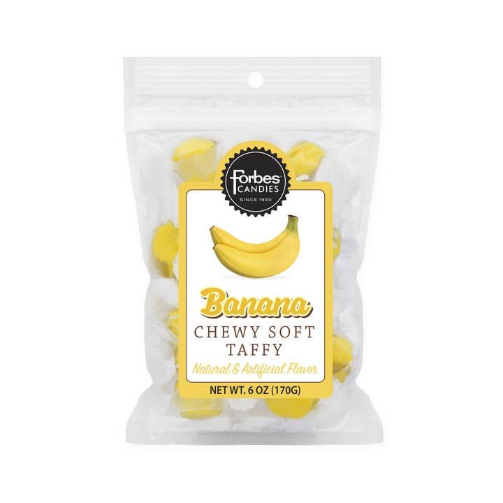 Forbes Candies, Inc. - Wholesale Taffy - Banana Salt Water Taffy
