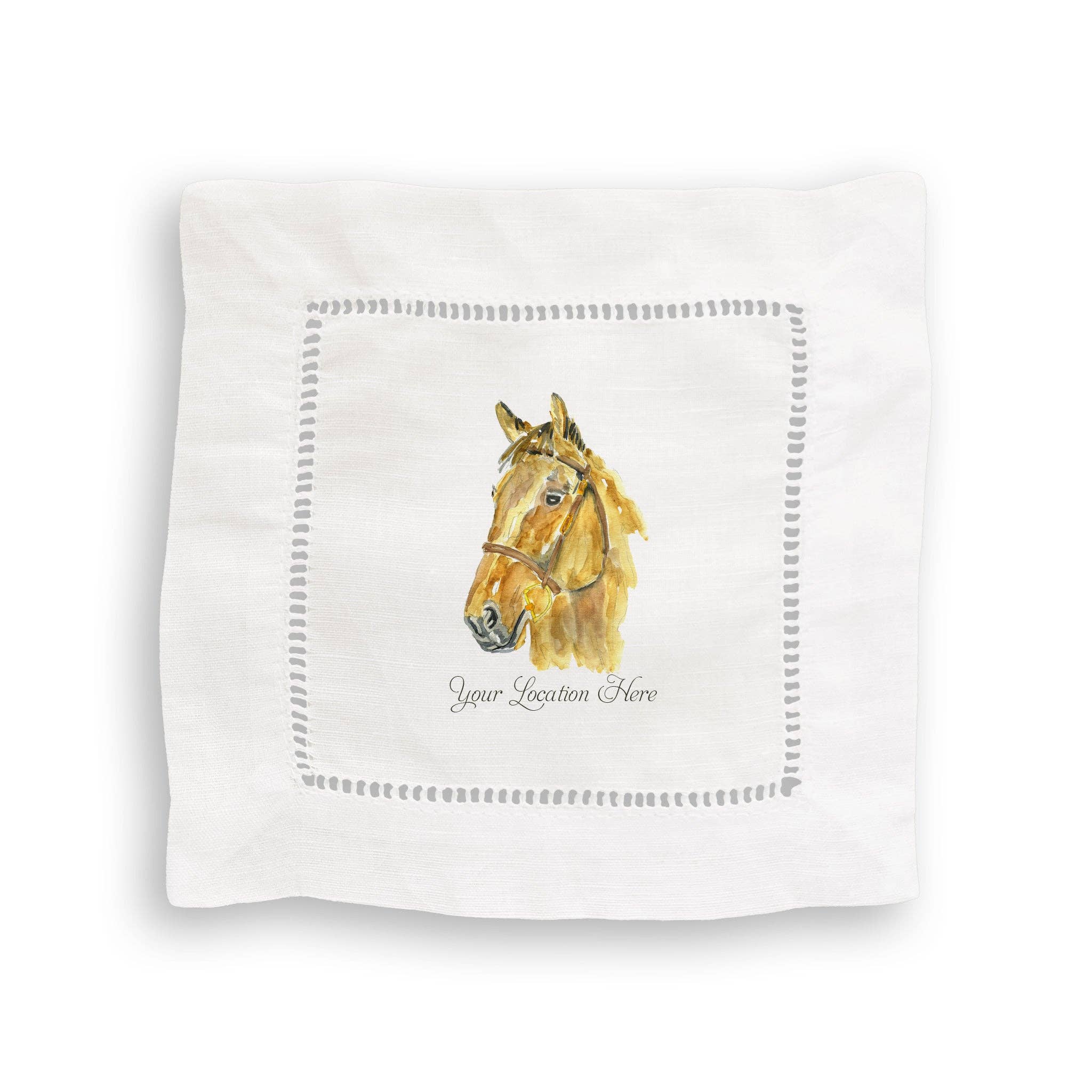 French Graffiti - Wholesale Tea Towel - Horse Head with Location4