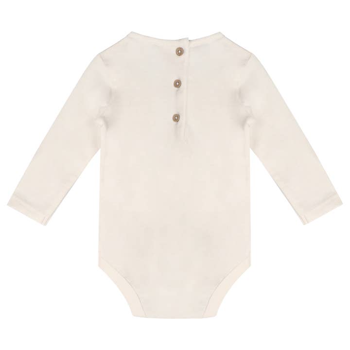 Oat Heather Excavator Truck Embroidered Baby Overall Set -Organic Cotton for wholesale on Faire6