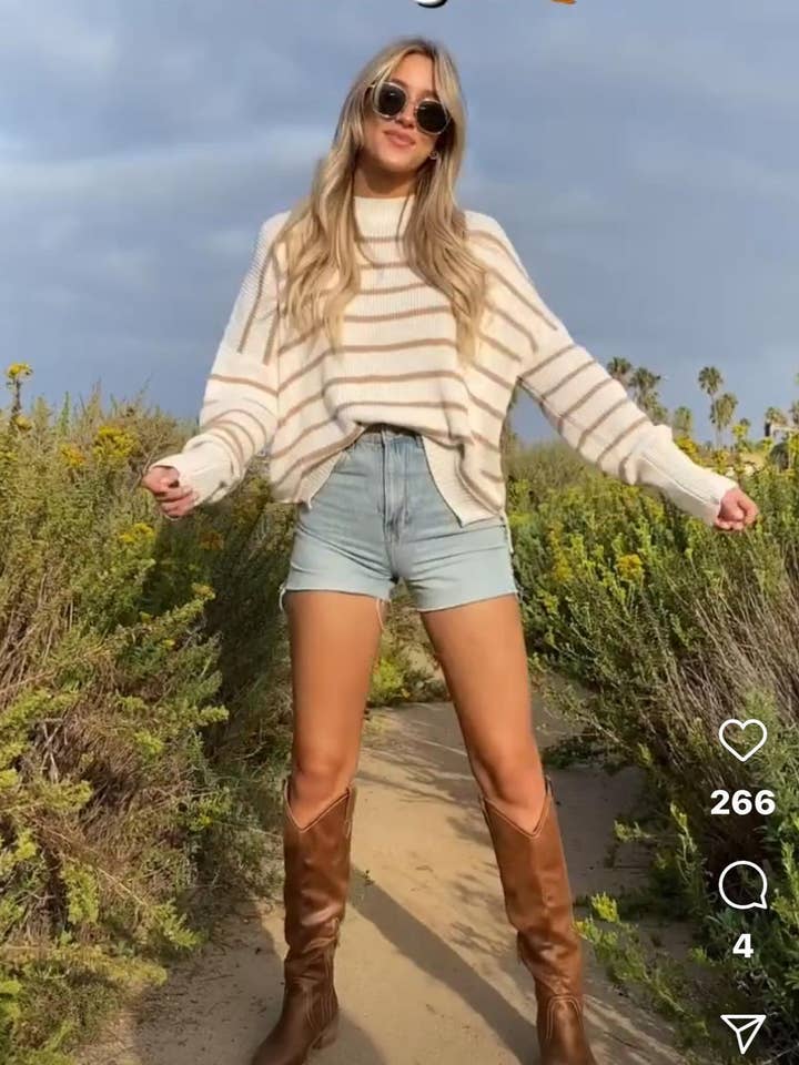 Maglia a Righe Costiere – Stile F147 per la vendita all'ingrosso da parte di Ashley’s Clothing Design Inc.