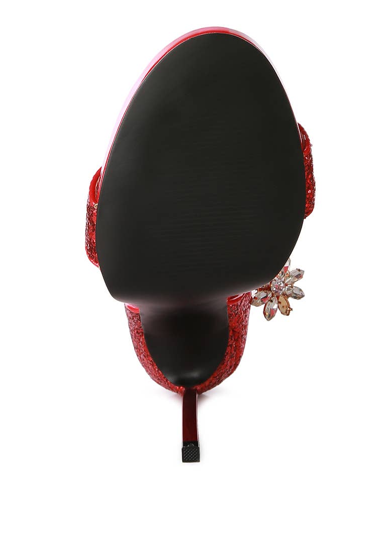 Rag Company - Wholesale High Heels - Women's - Straight Fire High Heel Glitter Stilettos3