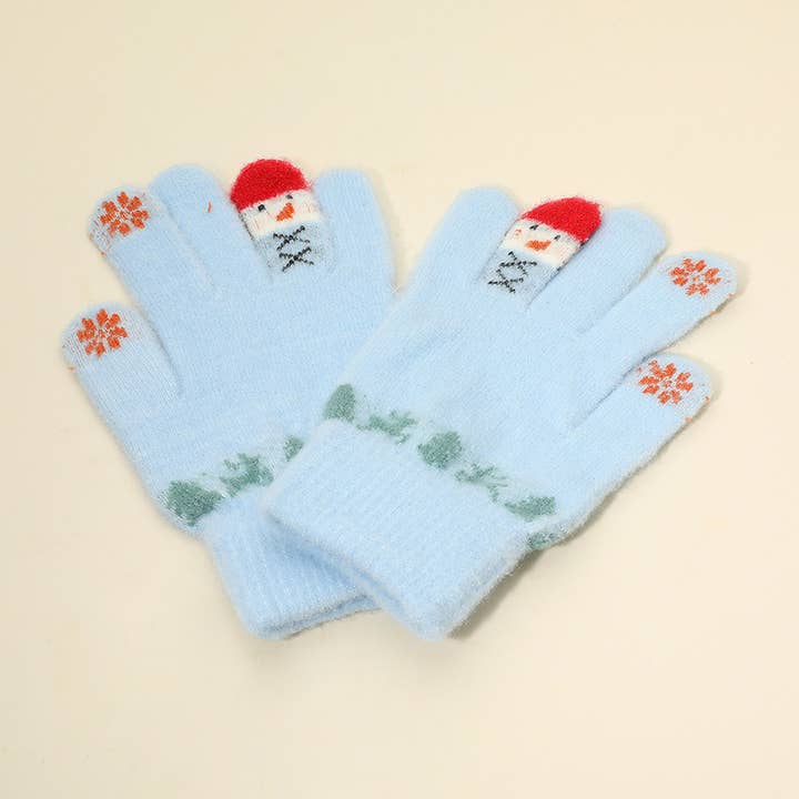 Happy PoP - Wholesale Gloves – Child - Christmas Themed Winter Gloves - Assorted1