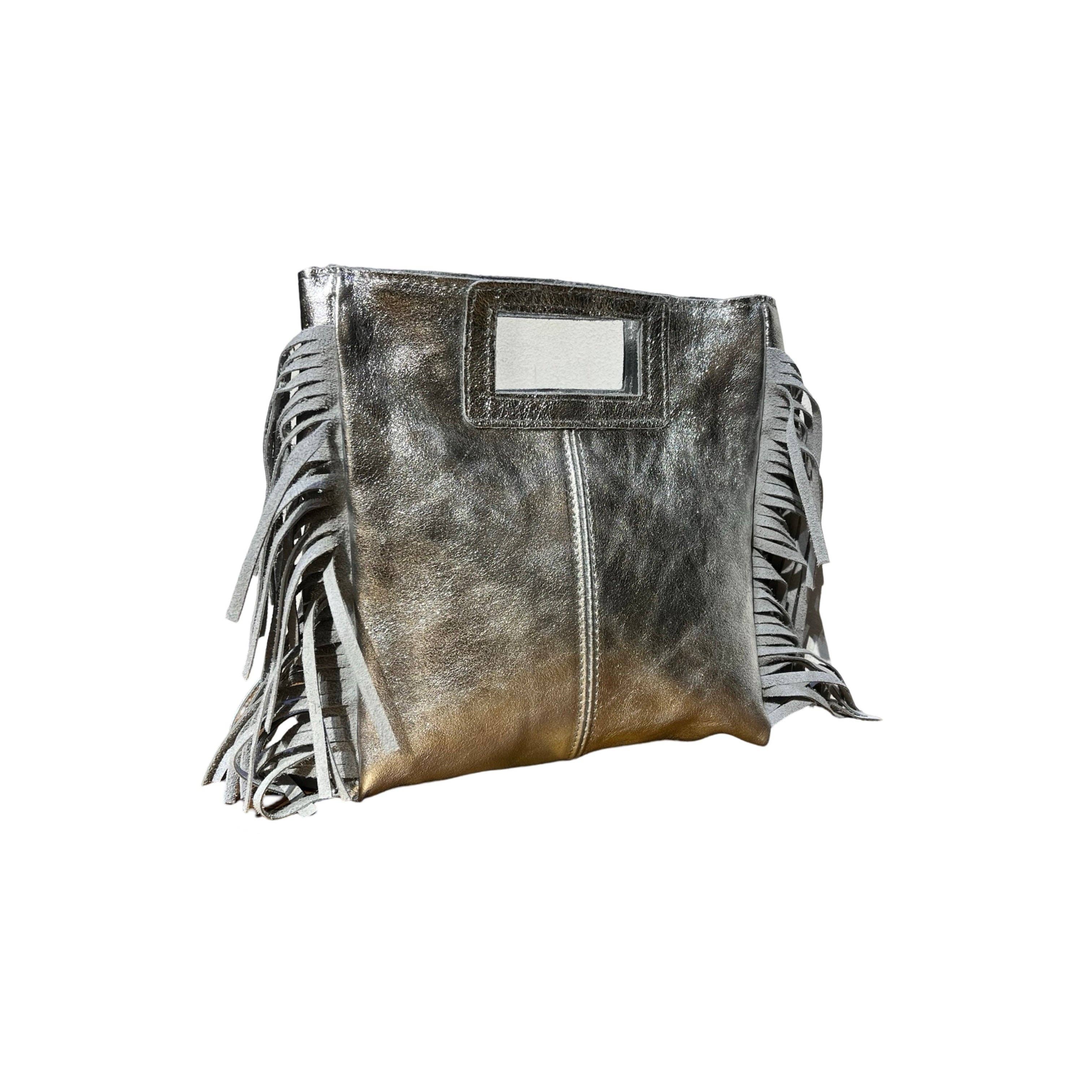 Louisa lee - Wholesale Belt Bag - Women's - IRIDESCENT LEATHER HANDBAG MARION P252