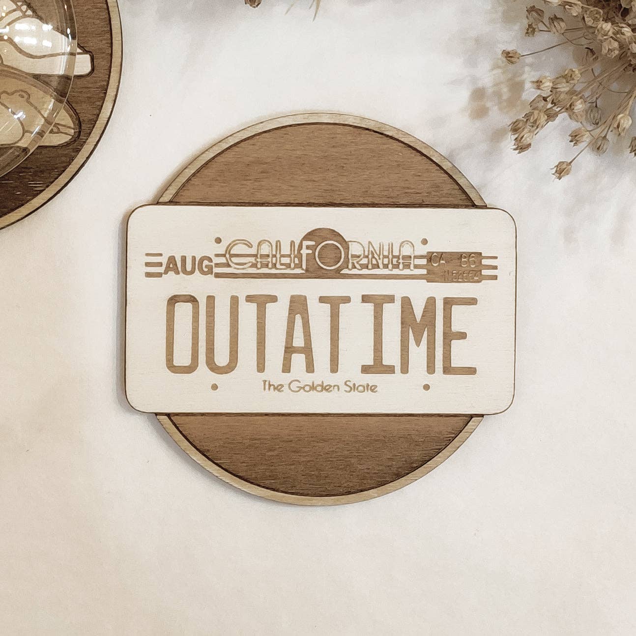 Studio Rima - Wholesale Coasters - Set of 6 Back to The Future Wooden Coasters - Cinema Gift6