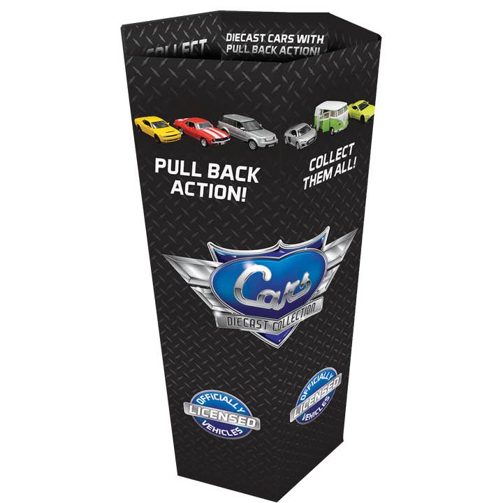 ET Products - Wholesale Toy Car/Truck - Kids - Diecast Cars 5" Variety 72-Unit Dump Bin1