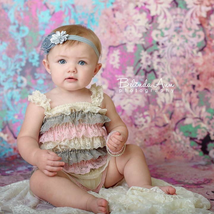 Toile de fond en vinyle de 5 pi x 5 pi /grunge coloré rose pour la vente par Swanky Prints