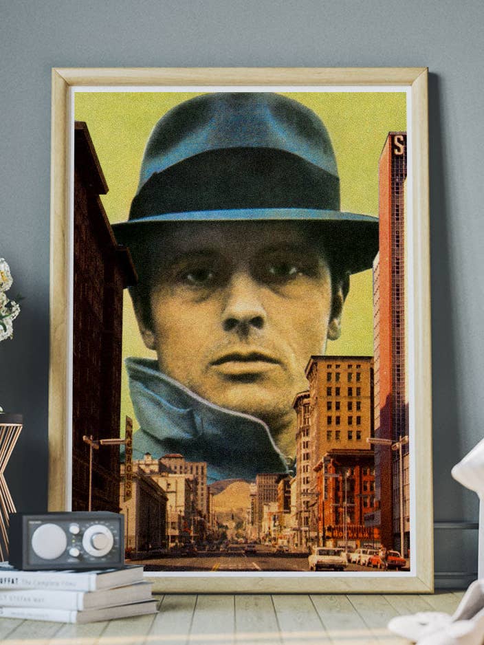 Fragen Collage Kunstdruck für den Großhandel von The Underdog Print Shop