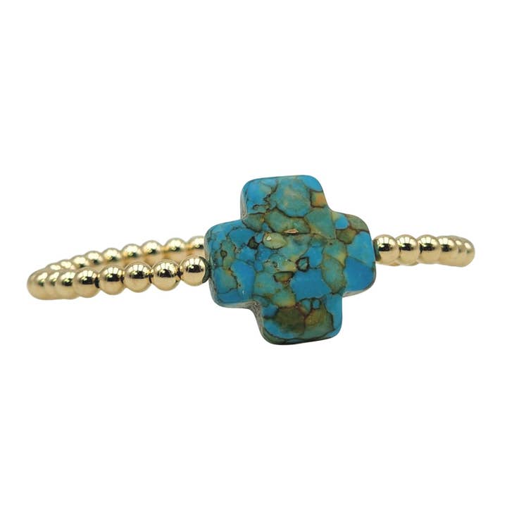 Stone Cross armband för wholesale av Bozkurt Jewelry