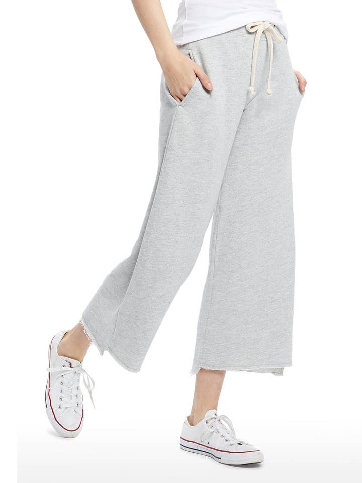 Women's Tri-Blend French Terry Flare Pant for wholesale by US Blanks