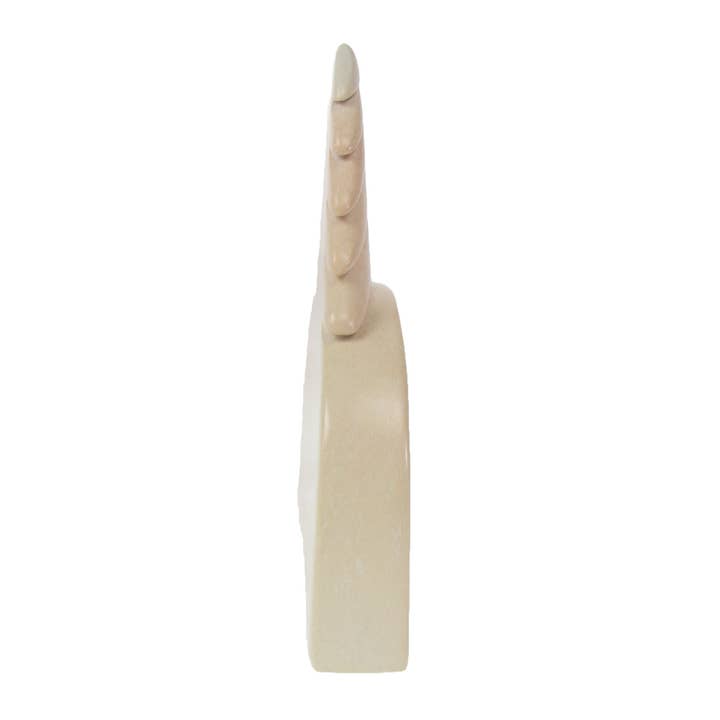 Global Crafts – Decoração de presépio por atacado – Pedra-sabonete Escultura de Natividade Quénia de Sagrada Família sob Árvore4