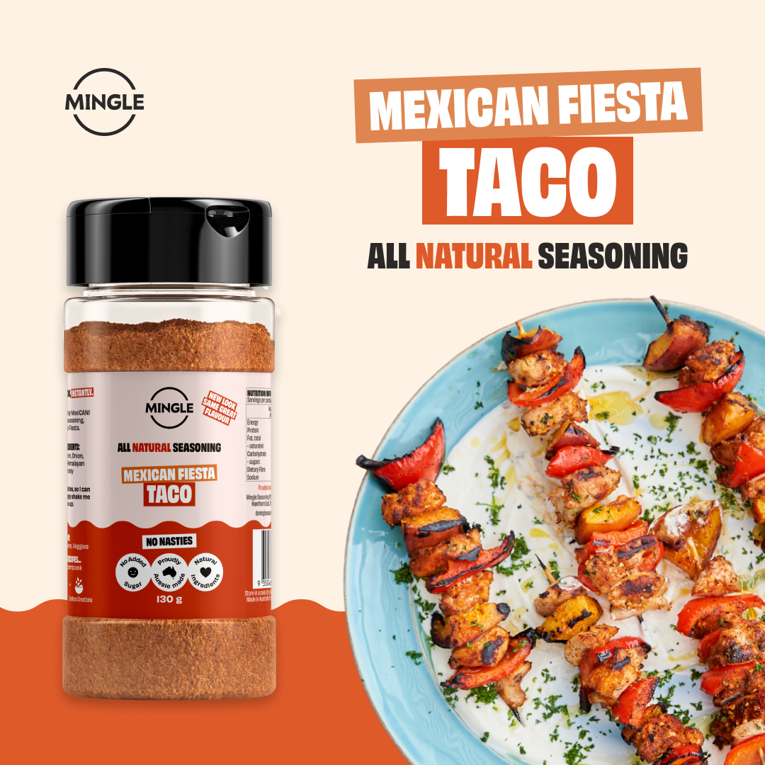 Mingle Seasoning - Wholesale Dried spice mix - SPICY TACO FIESTA SEASONING LARGE BOTTLE *FORMERLY SPICY MEXICAN*3