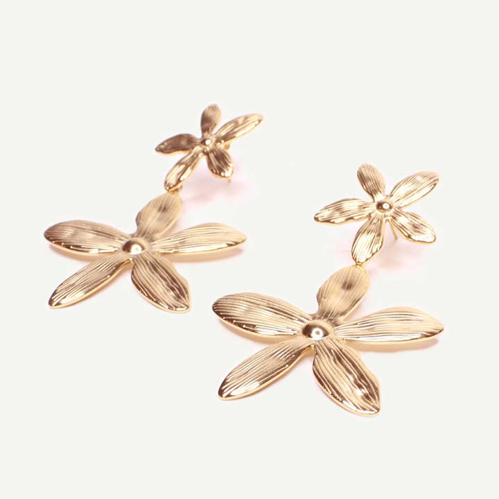 Caprice Paris – Brincos de argola por atacado – Brincos Edelweiss | Joias feitas à mão na França2