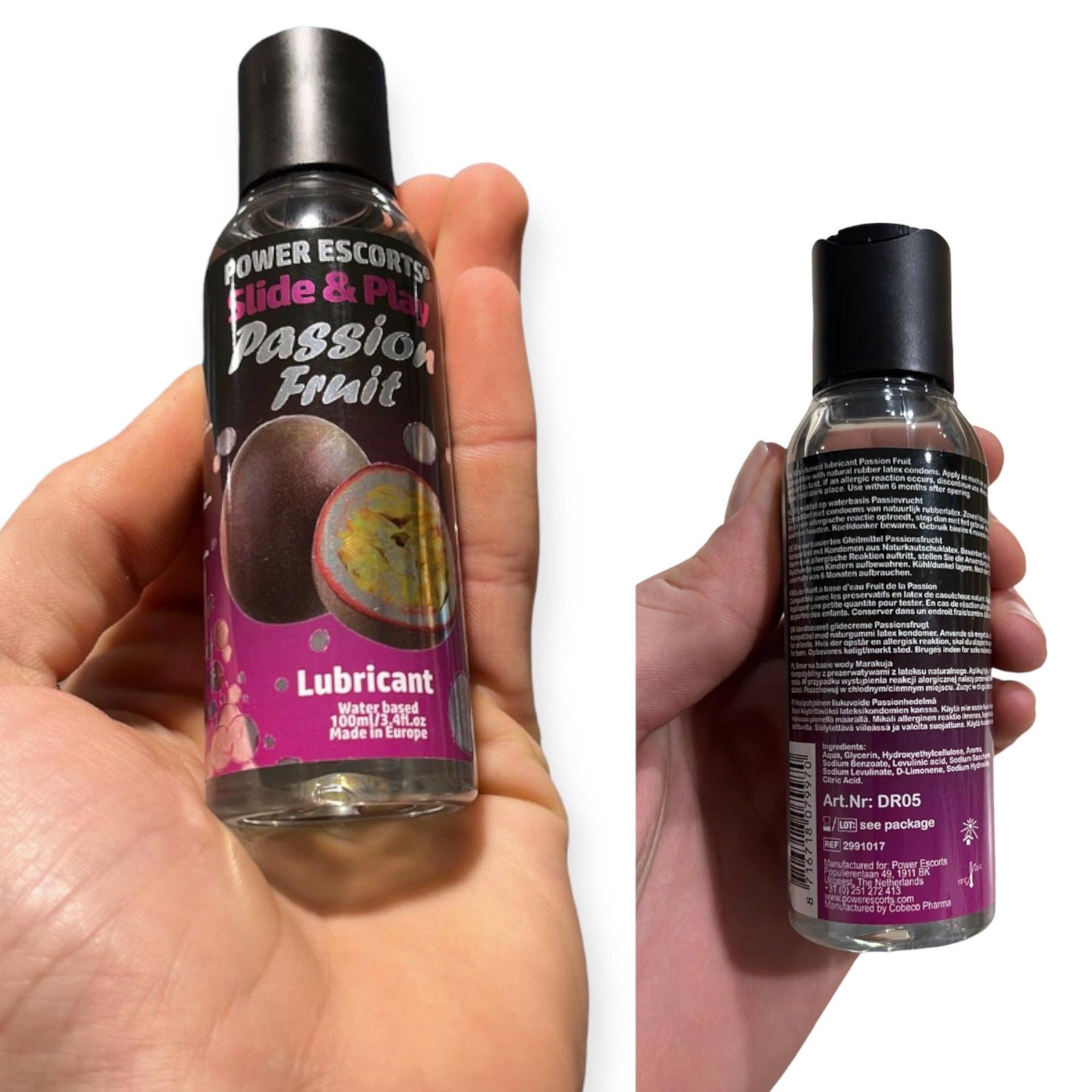 Kinky Pleasure - Wholesale Personal Lubricant - Power Escorts - DR05 - Passion Fruit Lubricant 100 ML - Slide & Play - Water-based2