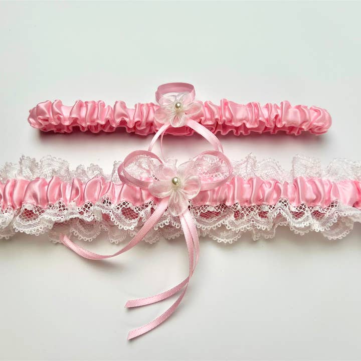 Floris Linens - Wholesale Garter belt – Women's - Lace Garter Belt for Wedding, Bride, Toss1