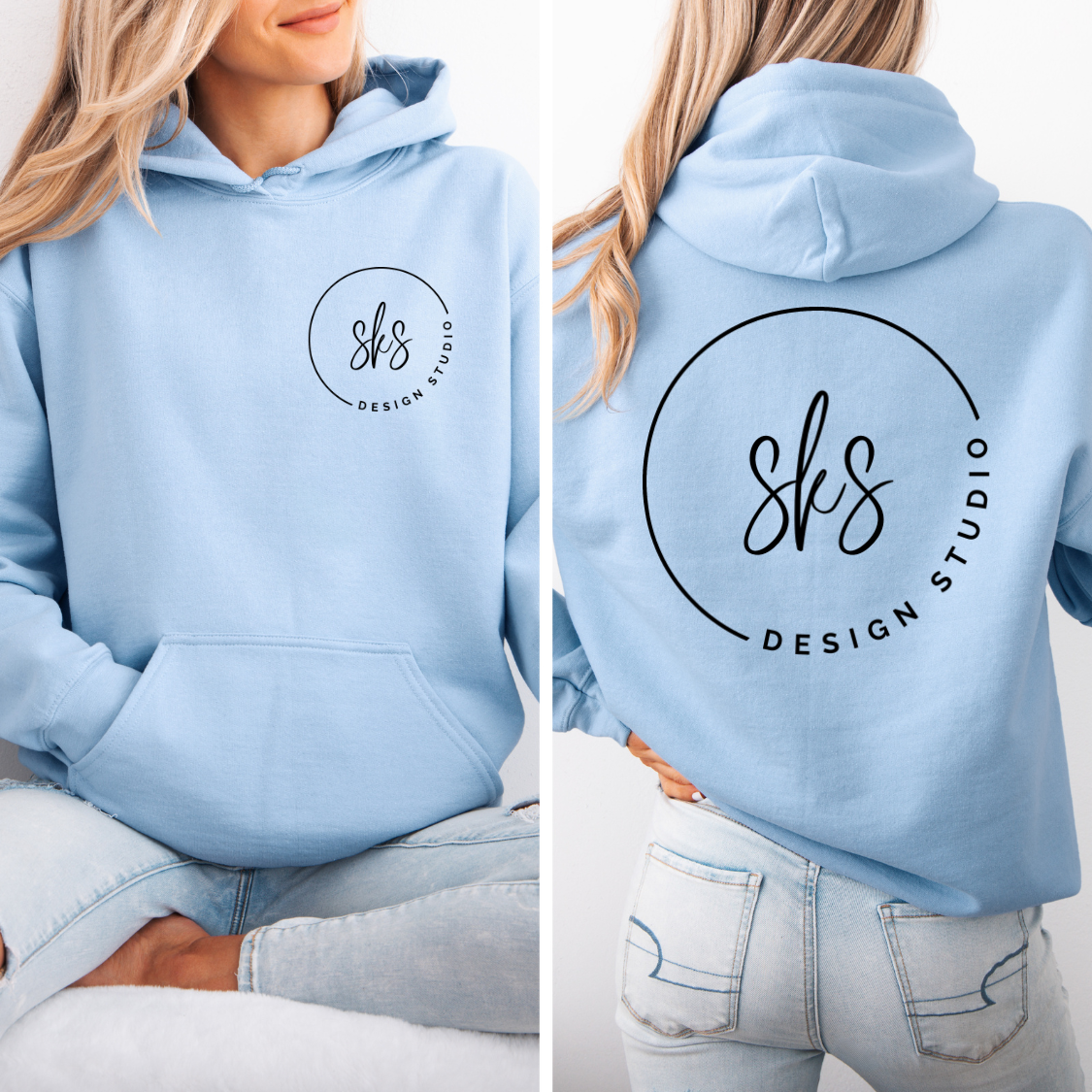 SKS Design Studio - Wholesale Hoodie - Unisex - CUSTOM LOGO | Unisex Hoodie Sweatshirt [GILDAN]1