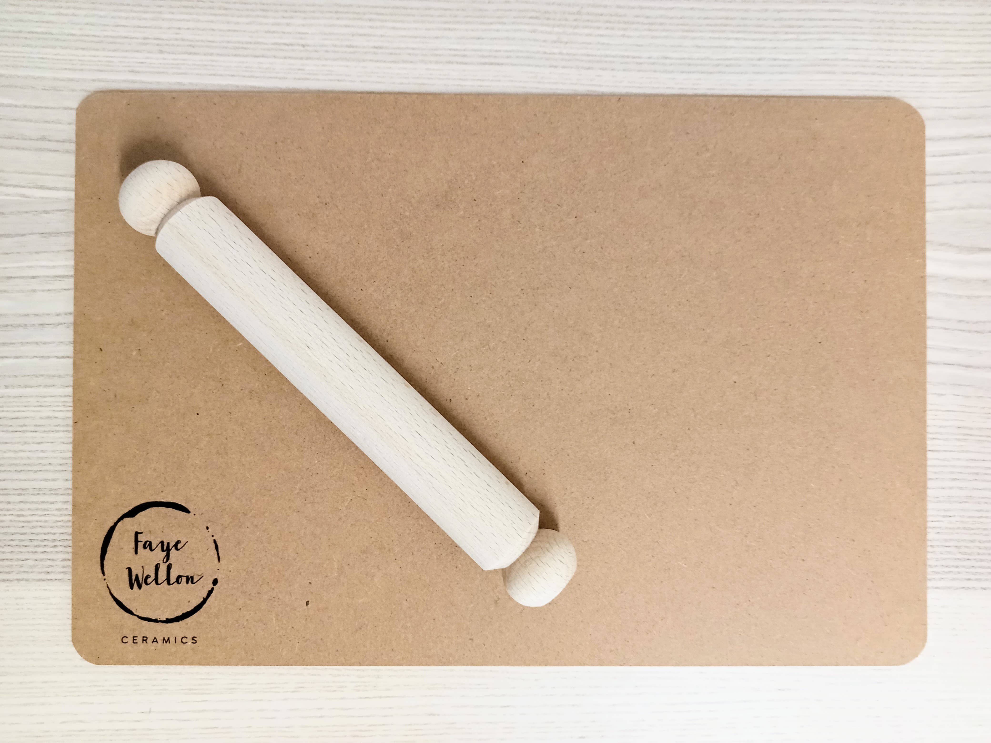 Faye Wellon Ceramics - Wholesale Rolling Pin - Wooden Rolling Pin - Small2