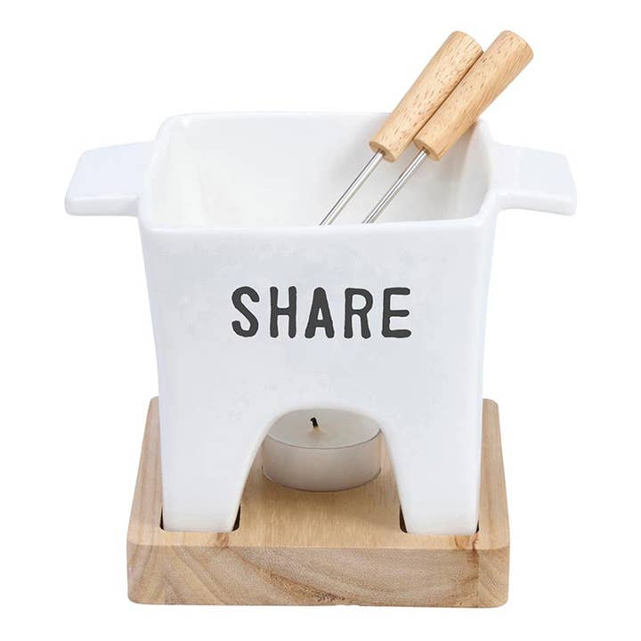 Santa Barbara Design Studio by Creative Brands - Wholesale Kitchen Tool/Gadget - Face to Face Mini Fondue Pot - Share
