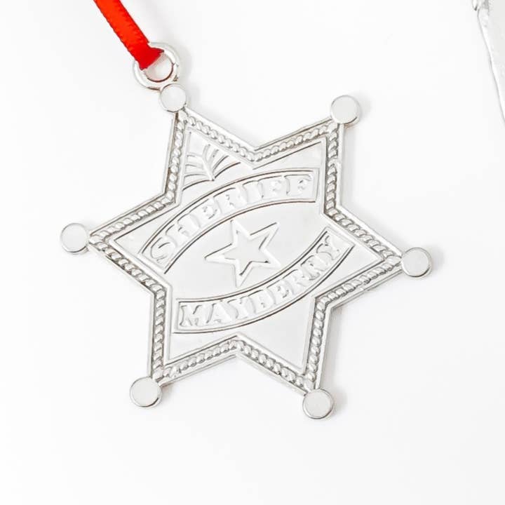 House of Morgan Pewter - Wholesale Ornament - Mayberry Gifts - Sheriff - Andy Opie - Christmas Ornaments5