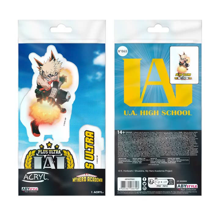 ABYstyle - Wholesale Decorative Figurine - My Hero Academia Bakugo 4" Acryl® Acrylic Stand Model Figure3