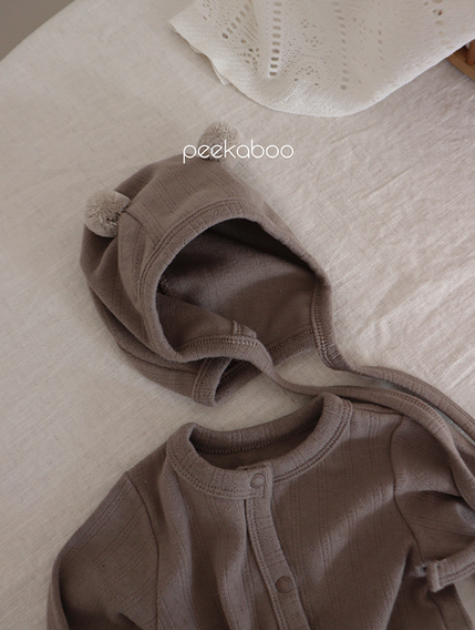 peekaboo - Wholesale Rompertje - Baby - Rompertje voor pasgeboren baby's met katoenen oogjes en lange mouwen op de voet F/W8