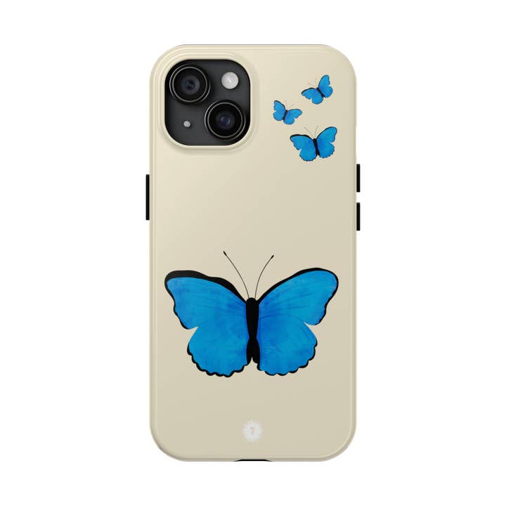 Creme Butterfly Painting Telefontaske for engroshandel hos Thursday’s Child Creative Studio