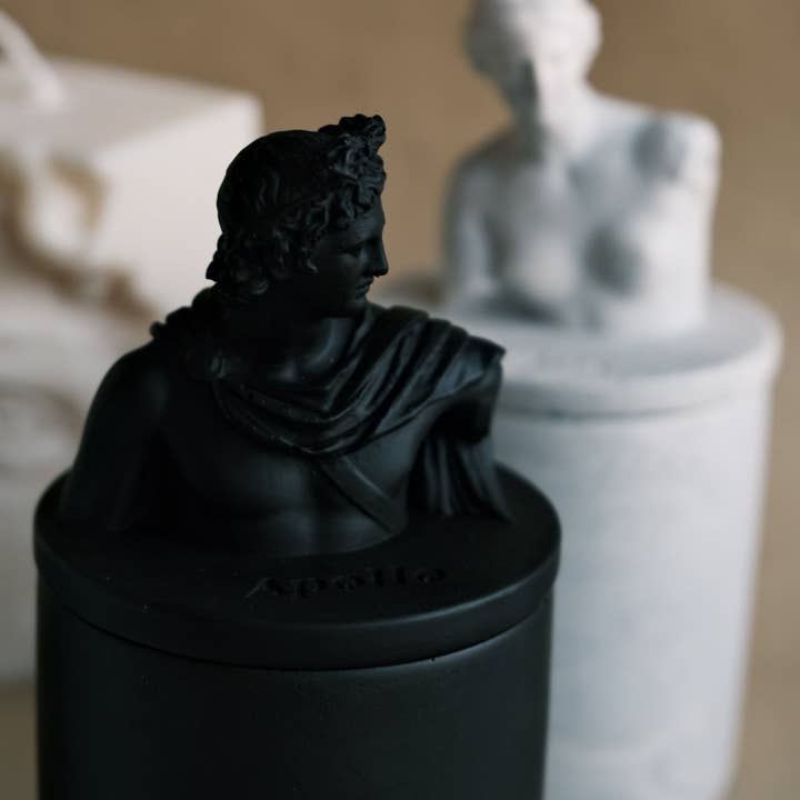ECLAT DE L'AUBE - Wholesale Jar/Filled Candle - Scented candle in jar - Apollo sculpture