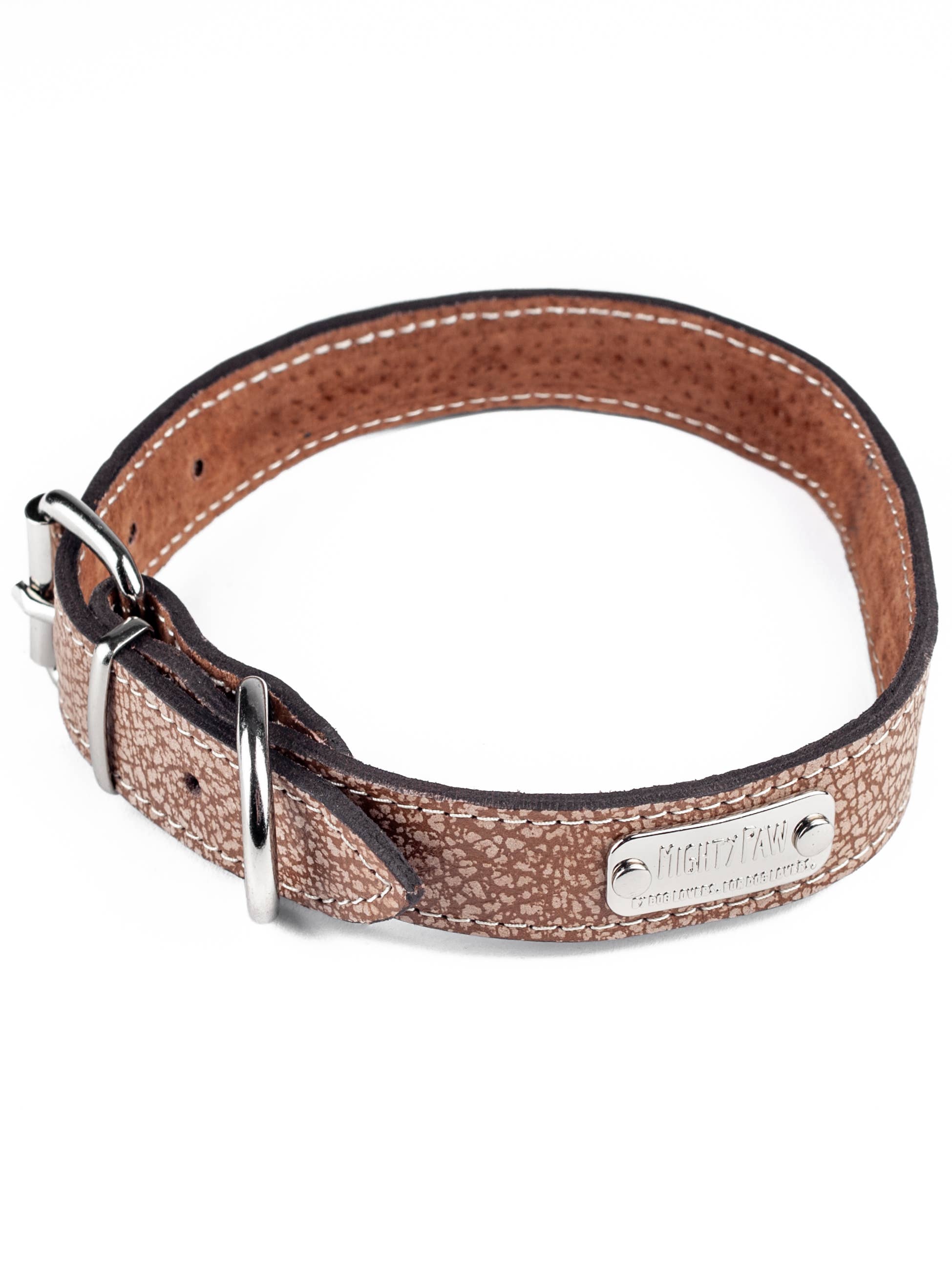 Mighty Paw - Wholesale Pet Collar - Dog - Leather Dog Collar - Distressed18
